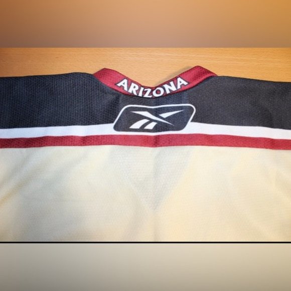 NLL National Lacrosse League Arizona Sting Jersey Small Reebok CCM Beige Red - Picture 5 of 6